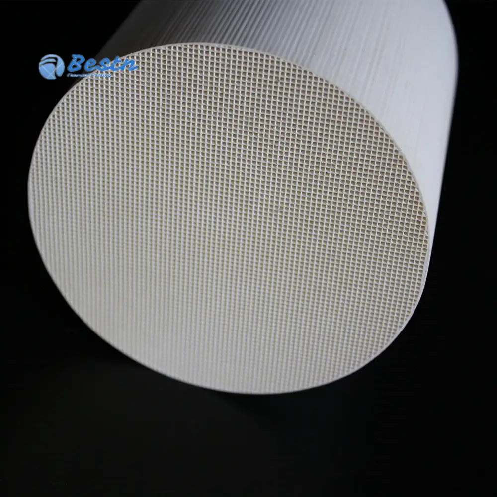 Available 300 400 Cpsi Cordierite Universal Metal Honeycomb Ceramic Substrate Catalyst