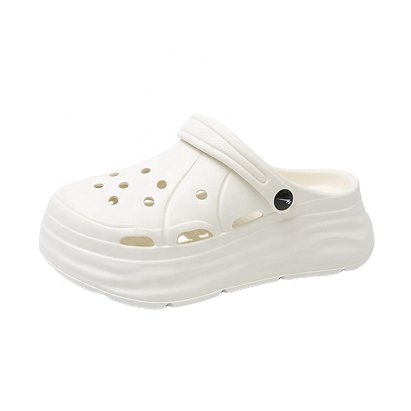 DL123 Children's Soft Leather Clog Garden Shoes for Summer Eva Closed Toes Massage Feature for Vacation Outdoor Slippers