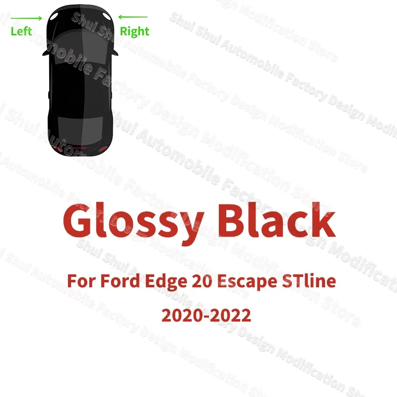 Glossy Black A pair