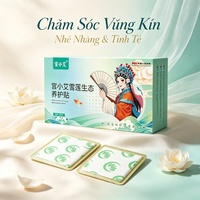 Protège-slip aux herbes de lotus des neiges pour soins intimes féminins, avec perles éclatantes d'huile essentielle, importé du Vietnam, usine OEM