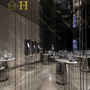 Comptoir de présentation en verre feuilleté haut de gamme de luxe avec éclairage LED pour bijouterie - Product Image 6