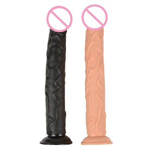 14 Pollice Super Lungo <span class=keywords><strong>Nero</strong></span> Enorme Dildo Grande Pene Del <span class=keywords><strong>Sesso</strong></span> per Le Donne - Product Image 1