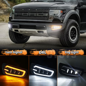 Feux antibrouillard avant OVOVS, couleur ambre et blanc, pour Ford F150 F-150 SVT Raptor de 2010, 2011 et 2012, première génération - Product Image 2