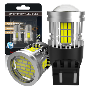 Ampoules LED personnalisées 54SMD, compatibles avec 1157/7443/3157 pour feux de freinage, clignotants et feux de recul automobiles - Product Image 1