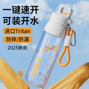 Garrafa Importada de Material Tritan Resistente a Altas Temperaturas Tipo Canudo à Prova de Vazamentos Especial para Estudantes - Product Image 2