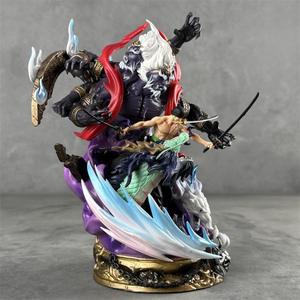 GK Ones Pieces Hell <span class=keywords><strong>Zoro</strong></span> Action Toys 21CM Figurines en PVC Cartoon Double Headed Statue Collection Anime Figures - Product Image 5