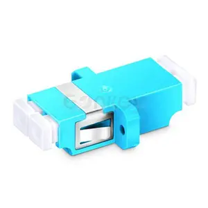 Professional manufacturer Low Insertion Loss 4 Core Lc Apc Blue Sinle mode FTTH Optical Fiber Adapter