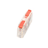 Connecteur de câble à levier transparent DF-2608-1P, borne réutilisable à port unique, connexion de câble 0,2-4 mm²
