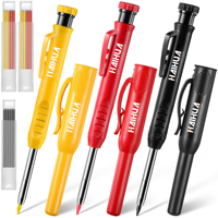 Crayon de charpentier à usage intensif avec taille-crayon pour la construction et le travail du bois DIY Grade OEM/ODM pris en charge