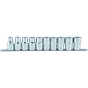 KS TOOLS - 918.0655 Jeu de douilles 1/2 ''CHROME plus 12 pointes 10-19mm (10 pcs) - EAN 4042146567043 HAND SOCKETS 1/2" - Product Image 1