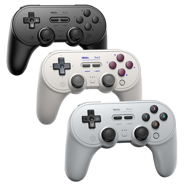 8Bitdo Pro 2 Joystick Wireless BT Controller for Nintendo Switch PC Macos Android & Steam Compatible with Nintend Switch