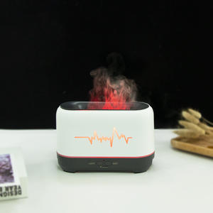 Diffuseur d'arômes JCSY-1690 sept couleurs, humidificateur ultrasonique 200 ml avec effet lumineux ECG, pour bureau, maison et usage commercial - Product Image 4