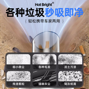 Aspiradora de Mano 55W 3001-4000mAh Recargable por USB Portátil para Coche y Hogar 2 en 1 con Boquilla y Cepillo - Product Image 4