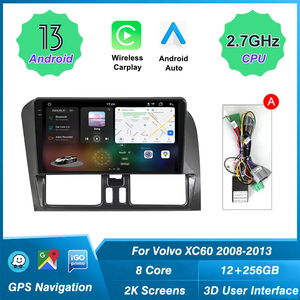 3 دي في الوقت الحقيقي القيادة 12 + G أندرويد 60 ديناميكية لفولفو xcc08-17 GPS للملاحة سيارة متعددة الوسائط - Product Image 4