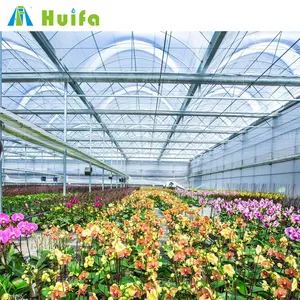 Tunnel en plastique de profil en aluminium de serre d'arcs de maison de ferme pour la serre agricole de légumes