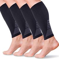 Manchons de compression personnalisés pour jambes, hommes et femmes, pour la course, l'athlétisme, le cyclisme, le football, manchon de compression tricoté sans pied pour mollets