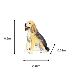 بيغل راتنج واقعي للغاية بالحجم الطبيعي لحديقة الحديقة زينة لا بد من استخدامها في الأماكن المغلقة/الخارجية - Product Image 6