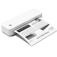 Imprimante thermique portable A4 sans encre pour cartes, 600x600 dpi, en plastique durable, pour bureau mobile, voyages d'affaires et usage étudiant