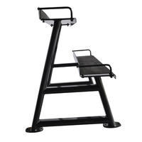 TOPTONS Équipement de gymnastique commercial 2 couches Fitness Kettlebell Rack de stockage Compétition Kettlebell Rack de stockage