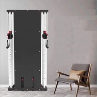 Machine de gymnastique de force en gros système multi-poulies entraîneur fonctionnel câble mural croisé avec miroir