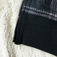 Meilleure vente Veste chemise à capuche à carreaux en flanelle grande taille en polyester avec logo et motifs personnalisés