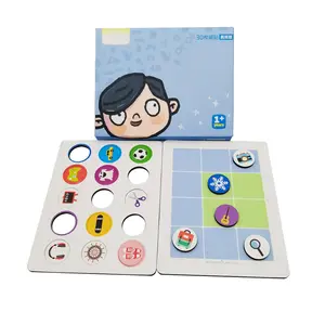 Tarjeta flash con diseño de logotipo personalizado para niños, juguete educativo, juego de tarjetas cognitivas