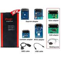Le lecteur de code IProg V87 prend en charge le diagnostic du programmeur et la réinitialisation IMMO comprend un adaptateur K Line/CAN