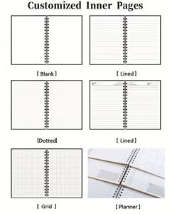 Promotion Gift Customised A4 <b>A5</b> A6 Hardcover Pu Cover Notebook Printed Leather Pu Leather Cover <b>Diary</b> Notebook - Product Image 5