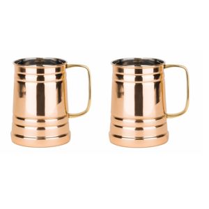 Gobelets en cuivre véritable 16 oz, fait à la main, sans danger pour les mulet de moscou, tasses personnalisées - Product Image 3