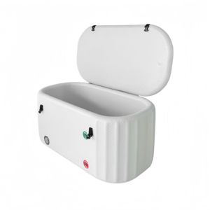 حوض استحمام قابل للنفخ محمول من البي في سي للمياه الباردة لاستعادة اللياقة للرياضيين، حوض غطس بالثلج بسعة 60 جالون+ للاستخدام الخارجي 2 - Product Image 5