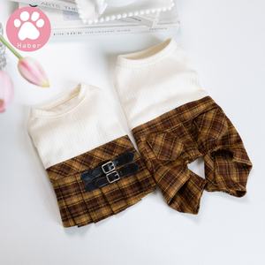 <span class=keywords><strong>ชุด</strong></span>คู่สำหรับสุนัขที่สง่างามฤดูใบไม้ร่วงและฤดูหนาวเสื้อผ้าสัตว์เลี้ยงกางเกงสำหรับลูกแมวเสื้อโค้ทสัตว์เลี้ยงผลิตในปีใหม่ของจีน - Product Image 5