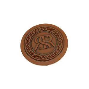 Customizable EcoFriendly Leather Labels with Logo Embossing Waterproof for Use on Denim Outfits Made from PU Leather