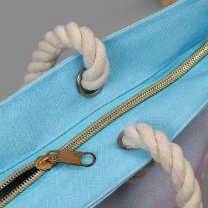 Sac fourre-tout en toile de coton imprimé personnalisé écologique, vente en gros, réutilisable, recyclable, pour l'artisanat, l'utilisation de bougies, avec logo personnalisé - Product Image 3