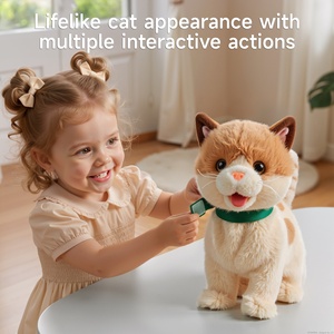 Giocattoli Elettrici per Bambini a Forma di Gatto in Peluche Tumama, Giocattoli Interattivi a Batteria, Gattino Musicale Imbottito per Accompagnare i Bambini - Product Image 6