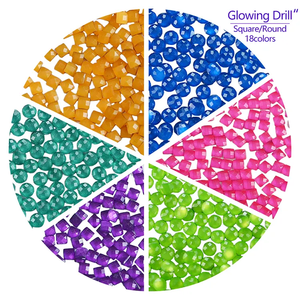Ever Moment Fairy Dust - Pintura de Diamantes con Diseño de Tren Mágico y Río de Tesoros, Diamantes que Brillan en la Oscuridad, <span class=keywords><strong>Arte</strong></span> en Lienzo ASF2813 - Product Image 4