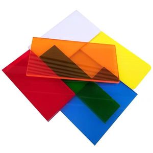 Láminas Acrílicas de Color, Alta Transparencia, Opacas, Semitransparentes, Resistentes a los Rayos UV, Corte Personalizable, para Impresión Publicitaria - Product Image 1