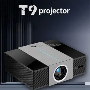 Siêu T9 thông minh mini máy chiếu cho IOS Android hệ thống 4K video hình ảnh 2t đĩa cứng LCD hiển thị 1080P kính ống kính di động rạp chiếu phim - Product Image 2