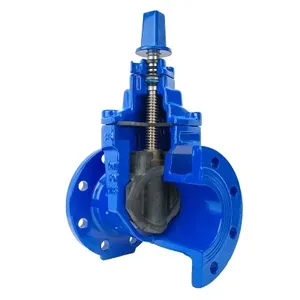 Fábrica de válvulas de aço inoxidável Flange Portão Válvula Manual Dúctil para Água Conexão Flange Válvula De Portão China