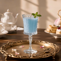 Gobelets en verre à parois hautes, design moderne, étanches, réutilisables et durables, pour la location lors de mariages et de fêtes