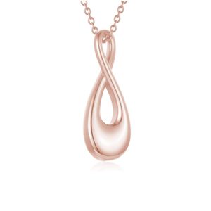 Collier pendentif urne funéraire orthodoxe pour enfants en acier inoxydable, modèle Infinity Always, etc. - Product Image 2