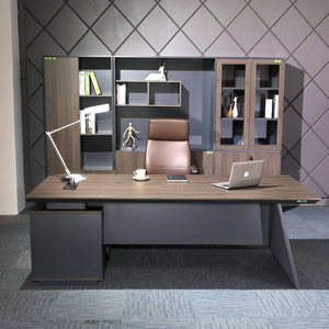 Escritorio ejecutivo de negocios de lujo, Mesa Ejecutiva de oficina con forma de L - Product Image 4