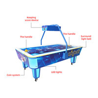 Centre de jeux intérieur Machine de jeu d'arcade à pièces Équipement de divertissement Jeux de table de hockey sur air pour parc d'attractions