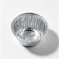 Gobelet à œufs rond en aluminium argenté, bol en aluminium pour la cuisson