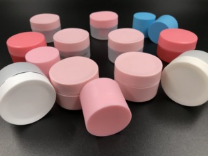 Màu Trắng 10 <span class=keywords><strong>Gr</strong></span> Matte Cream Container Bao Bì Mỹ Phẩm Chum Container 15 Ml Sinh Thái Thân Thiện Mỹ Phẩm Container PP Chum Nhựa - Product Image 3