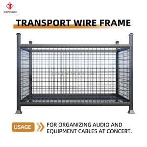Chariot à plateau JinTieLong, chariot à plateau, design carré, matériau Q235, capacité de charge de 100 kg, couleur noire, durable - Product Image 4