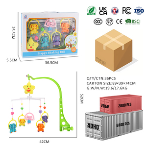 Móvil para <span class=keywords><strong>Cuna</strong></span> de Bebé con Peluches Colgantes para Recién Nacidos de 6 Meses o Más, Regalo para Niños Pequeños, Colgador de Plástico, Caja <span class=keywords><strong>Musical</strong></span> de Fieltro - Product Image 6