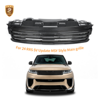 Grille principale de remplacement de haute qualité, style MSY modifié, pour Land Rover Range Rover Sport 2024, accessoires de mise à niveau en fibre de carbone