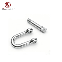 Émerillon de sécurité en acier inoxydable 304 de type européen robuste en forme d'arc pour connexion de chaîne, matériel de levage industriel