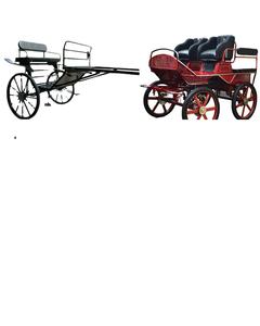 Carrozza a Quattro Ruote per Maratona Equestre con Certificazione CE e Due Anni di Garanzia - Product Image 1
