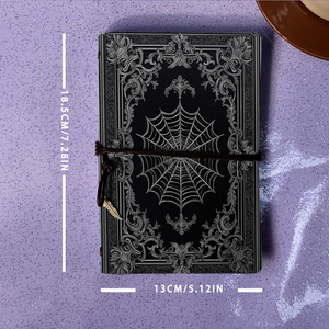 Chiusura del cavo taccuino 160 pagine Vintage grande per le liste <span class=keywords><strong>di</strong></span> inventario dei gestori <span class=keywords><strong>di</strong></span> ristoranti e gli orari del personale con ragnatela o - Product Image 4